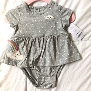 NEW Carter’s Rainbow Skirted Romper 0/3month
